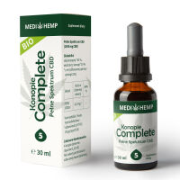 Medihemp 5 % Complete naturalny olejek CBD/CBDa BIO z ekstrakcji CO2 30 ml