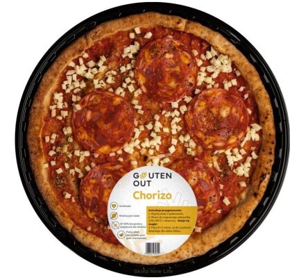 Pizza chorizo bezglutenowa 230 g średnica 31 cm