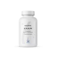 Potas organiczny Kalium,  jabłczan potasu cytrynian potasu 90 kaps. Holistic