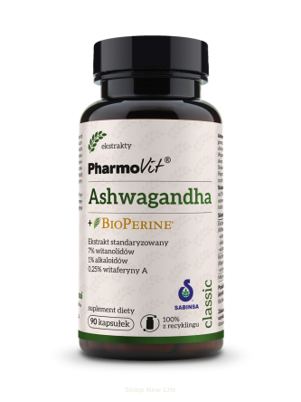 Ashwagandha + BioPerine® 90 kaps | Classic Pharmovit
