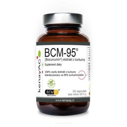 Kurkuma BCM-95 (CURCUGREEN) czysty ekstrakt z kurkumy 60 kaps. - KenayAg