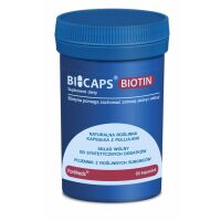 Witamina B7 Biotyna  BICAPS BIOTIN, 60 kaps. - Formeds