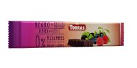 Baton czekolada gorzka z owocami leśnymi ze stewią 35 g - Torras