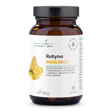 Rutyna Immuno+, kapsułki 60 szt. - Aura Herbals