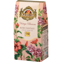 Zielona Herbata Rose Fantasy z Dodatkiem Hibiskusa i Róży 75 g - Basilur