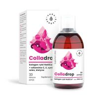 Colladrop - Kolagen rybi NatiCol® + Wit. C - płyn (500ml) Aura Herbals