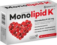 Monolipid K30 kapsułek z celulozy roślinnej - Xenico Pharma