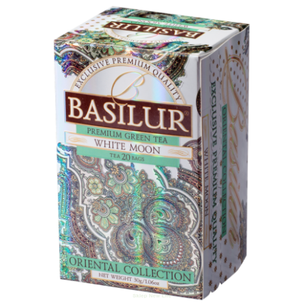 Herbata zielona WHITE MOON w saszetkach 25x1,5g - Basilur