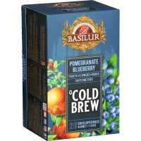 Herbata Parzona na zimno Cold Brew Granat Borówka 20 saszetek - Basilur