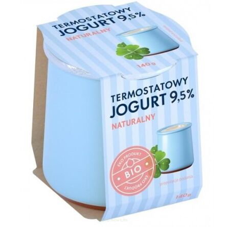 JOGURT TERMOSTATOWY NATURALNY 9,5 % BIO 140 g - YÖMLEKO