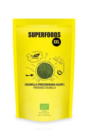 CHLORELLA SPROSZKOWANA BIO 600 g - BIO PLANET