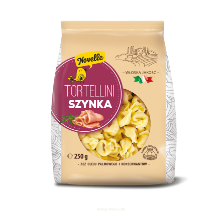 TORTELLINI Z SZYNKĄ 250 g - NOVELLE