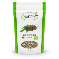 Konopia ziarna niełuskane 130g - NatVita