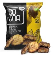 BANANY W SUROWEJ CZEKOLADZIE BIO 70 g - COCOA