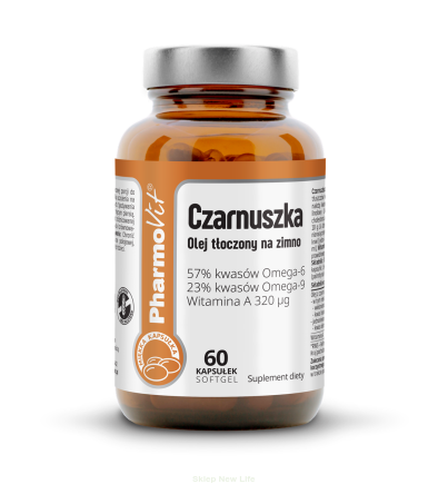 CZARNUSZKA (1000 mg) BEZGLUTENOWA 60 KAPSUŁEK - PHARMOVIT (CLEAN LABEL)