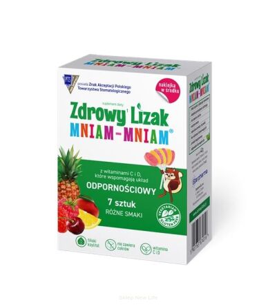 Zdrowy Lizak Mniam-Mniam ODPORNOŚCIOWY 7 szt. - Starpharma