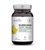 Kurkuma ekstrakt + piperyna, kapsułki 60 szt  Aura Herbals