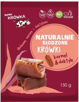 Krówki słodzone Agawą & Daktylem B/C BIO 150g