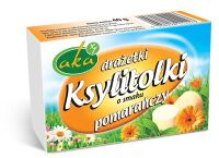 Ksylitolki drażetki pudrowe pomarańczowe 40g
