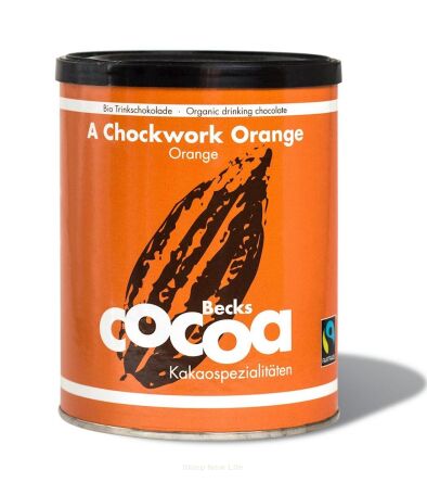 CZEKOLADA DO PICIA POMARAŃCZOWO - IMBIROWA FAIR TRADE BEZGLUTENOWA BIO 250 g - BECKS COCOA