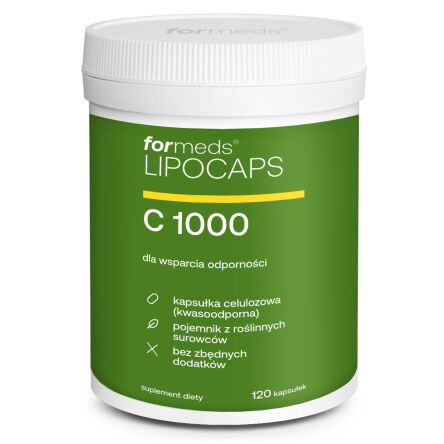 Lipocaps C1000 Witamina C 1000mg Liposomalna 120kaps - Formeds