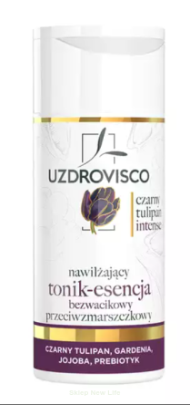 TONIK - ESENCJA BEZWACIKOWY NAWILŻAJĄCY PRZECIWZMARSZCZKOWY 150 ml - UZDROVISCO (CZARNY TULIPAN INTENSE)