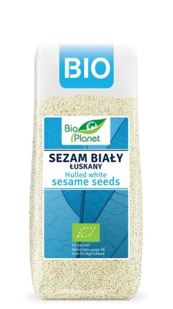 SEZAM BIAŁY ŁUSKANY BIO 200 g - BIO PLANET