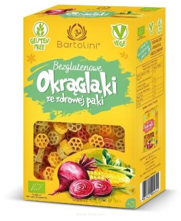 Makaron bezglutenowy okrąglaki BIO 250 g - Bartolini