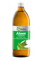 Aloes z miąższem sok 99,8% 500 ml - EkaMedica