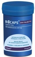 Bicaps Saw palmetto Palma sabałowa 144mg 60 kaps. - ForMeds