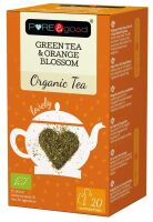 Herbata ekologiczna Green Tea & Orange Blossom 36 g - Pure&good