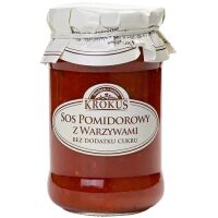 SOS POMIDOROWY Z WARZYWAMI BEZ DODATKU CUKRÓW 340 g - KROKUS