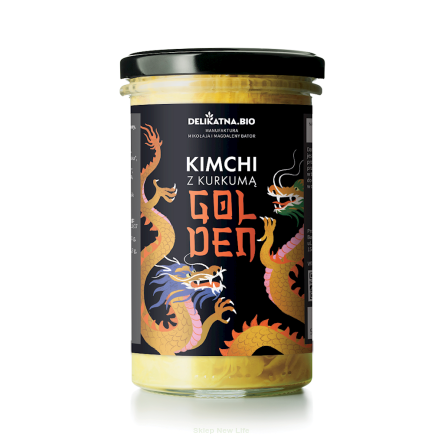 KIMCHI Z KURKUMĄ GOLDEN 540 g - DELIKATNA