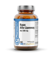 Kwas Alfa-Liponowy ALA 300 mg 60 kaps Clean label Pharmovit