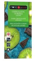 Czekolada gorzka z kiwi bez dodatku cukru 75 g - Pure&Good