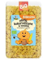 PŁATKI KUKURYDZIANE W MIODZIE BIO 500 g - BIOMINKI