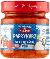 Paprykarz wegetariański  z ryżem 160 g