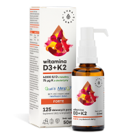 Witamina D3 4000 IU + K2, MCT, krople 50 ml - Aura Herbals
