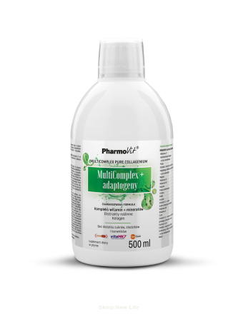 SUPLEMENT DIETY MULTICOMPLEX + ADAPTOGENY W PŁYNIE BEZGLUTENOWY 500 ml - PHARMOVIT