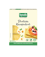 PIECZYWO CHRUPKIE PROTEINOWE CIECIERZYCA - SOCZEWICA - GROCH BEZGLUTENOWE BIO 110 g - BYODO