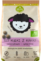 KULKI ORKISZOWO - GRYCZANE Z KAKAO BEZ DODATKU CUKRÓW BIO 160 g - HELPA