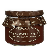 TRUSKAWKI I JABŁKA BEZ DODATKU CUKRÓW 310 g - KROKUS