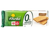 Wafelki nadziewane kakaowe bez dodatku cukru 150g