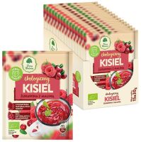 KISIEL INSTANT ŻURAWINA Z MALINĄ BEZGLUTENOWY BIO 30 g - DARY NATURY