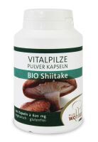 GRZYBY SPROSZKOWANE SHIITAKE (TWARDNIK JAPOŃSKI) BEZGLUTENOWE BIO 100 g - PILZE WOHLRAB