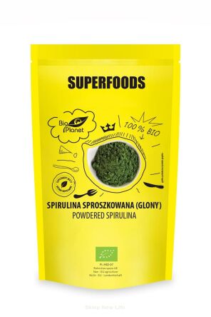 SPIRULINA SPROSZKOWANA BIO 200 g - BIO PLANET