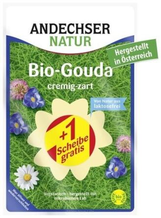 Ser gouda w plastrach 48% tł. B/L BIO 170 g