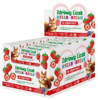 Zdrowy lizak Mniam-Mniam truskawka (ŁEZKA) - Starpharma
