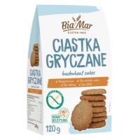 Ciastka Gryczane bezglutenowe, bez dodatku cukru 120 g AKA