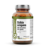 Dzikie oregano 10% karwakrolu 10% tymolu 60 kaps Clean Label Pharmovit